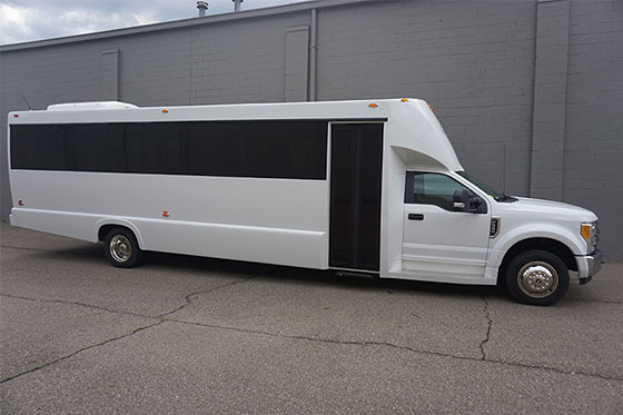30 passenger party bus exterior