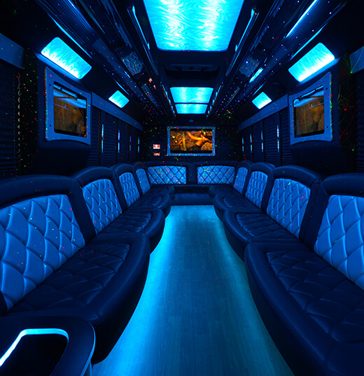 limousine bus interior
