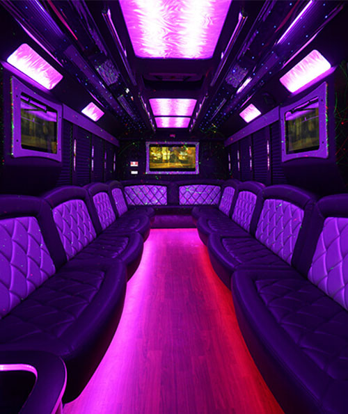 party bus interior