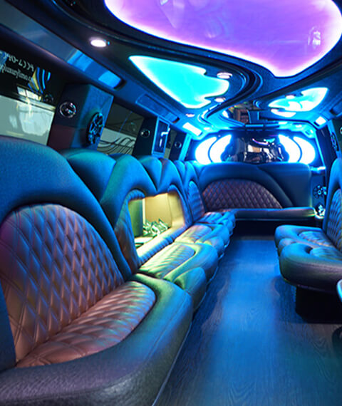 cadillac limo seating